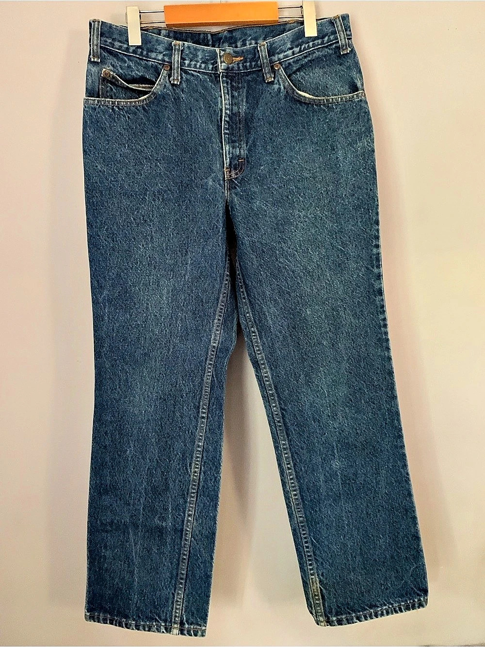 Company Men's Straight Leg Jeans Waist 34 Blue